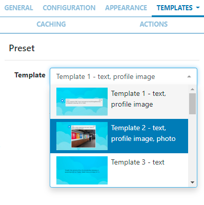 Preset Templates